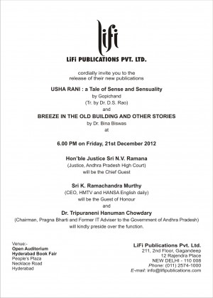 LiFi Book Release Invitation Dec 2012 LiFi Book Release Invitation Dec 2012